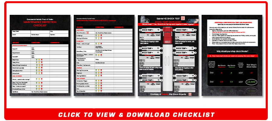 GABRIEL’S MAINTENANCE INSPECTION CHECKLIST