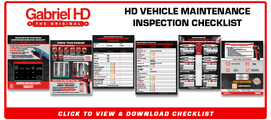 GABRIEL’S MAINTENANCE INSPECTION CHECKLIST